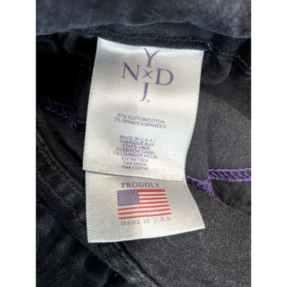 NYDJ Jeans Women's Size 16 (35x26.5) Black Barbara Bootcut Made in USA - Picture 6 of 11